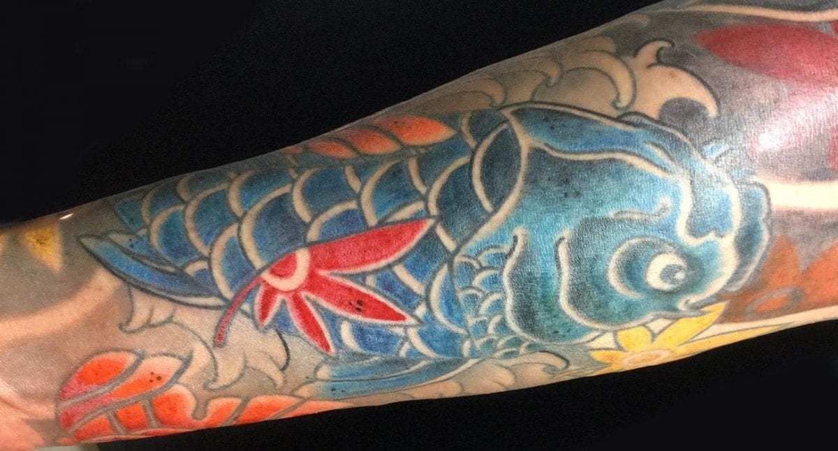 Tatuaje de peces koi, dragón koi y momiji 3 peceskoiydragonkoi detalles2 Tatuaje de peces koi, dragón koi y momiji - Peces Koi y Dragón Koi